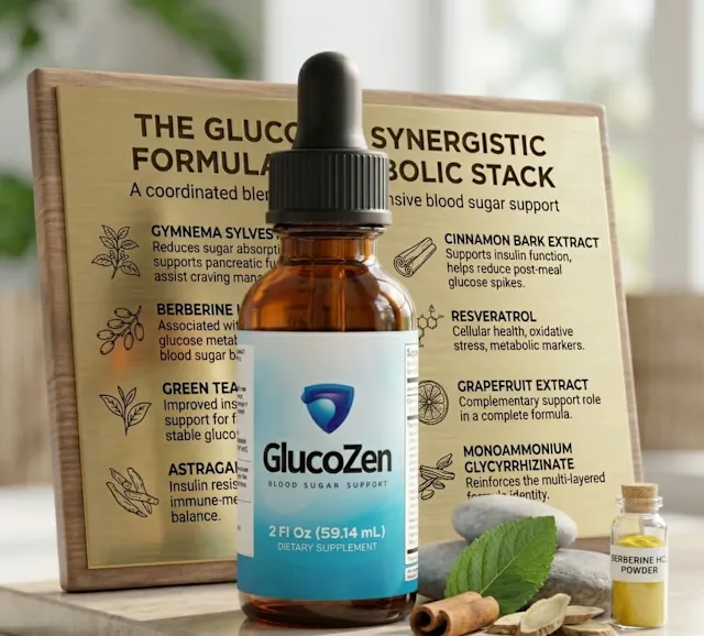 GlucoZen ingredients label
