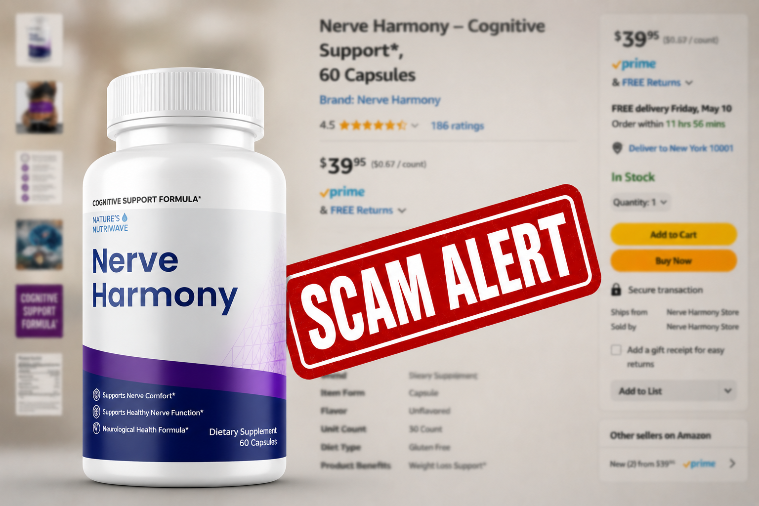 NerveHarmony scam alert