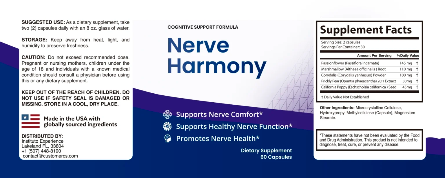 NerveHarmony ingredients